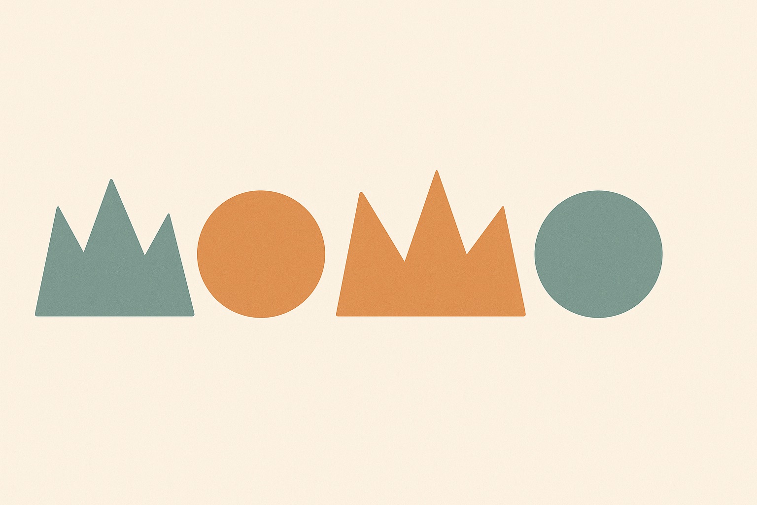 Illustration of sharp and soft shapes alternating in an unpredictable order, representing the intermittent cruelty and kindness that creates a trauma bond.